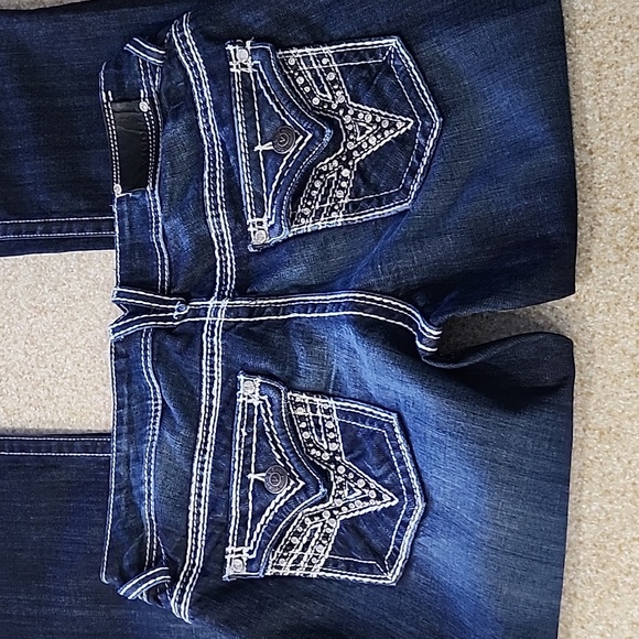 NWOT Vigoss The NY Boot Jean with Bling Pockets Size 11 - Picture 8 of 10